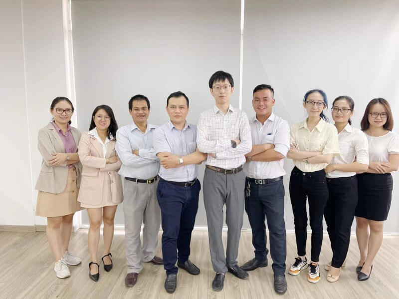 图为我司PG国际越南公司团队