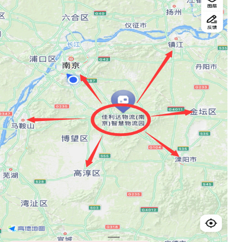 PG国际南京智慧物流园区位图